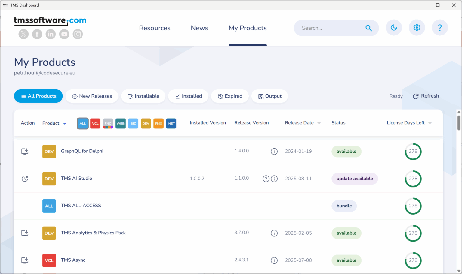 TMS Smart Setup – codesecure.eu