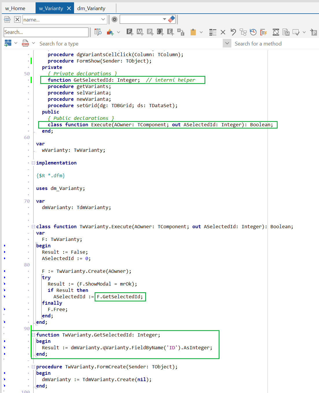 Delphi class function – codesecure.eu